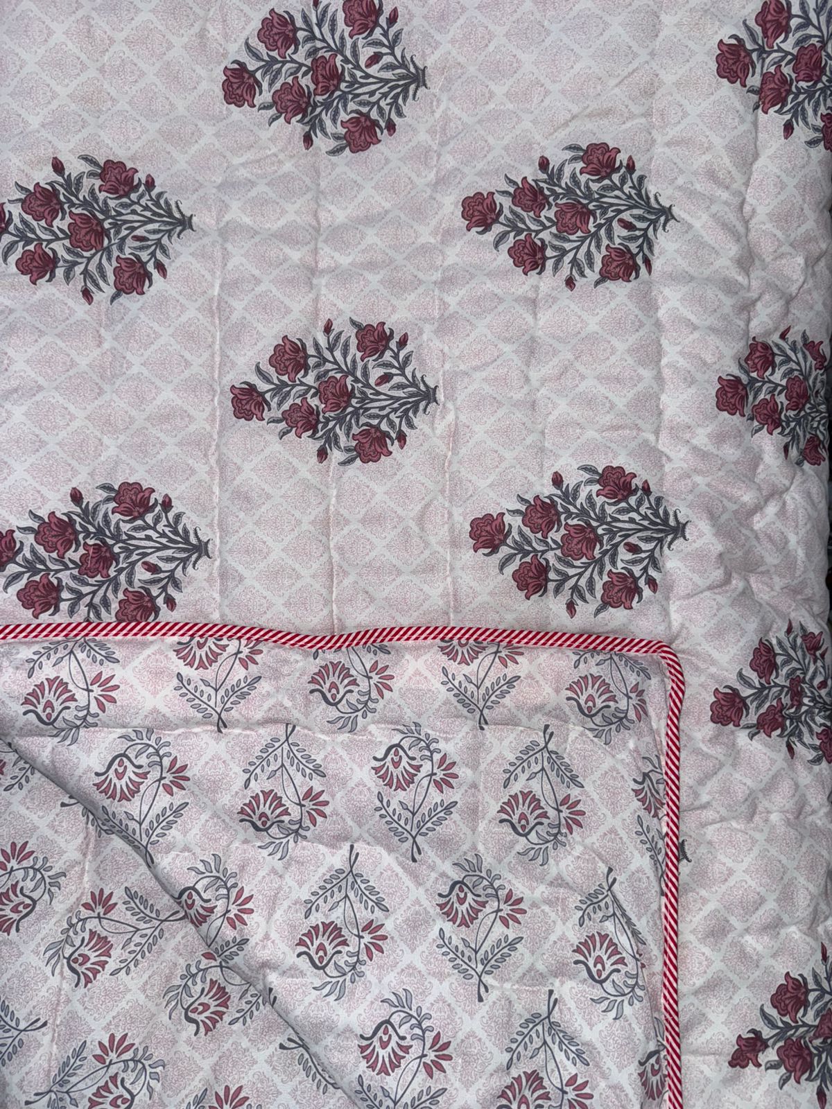 Double Jaipuri Rajai Reversible pure Cotton