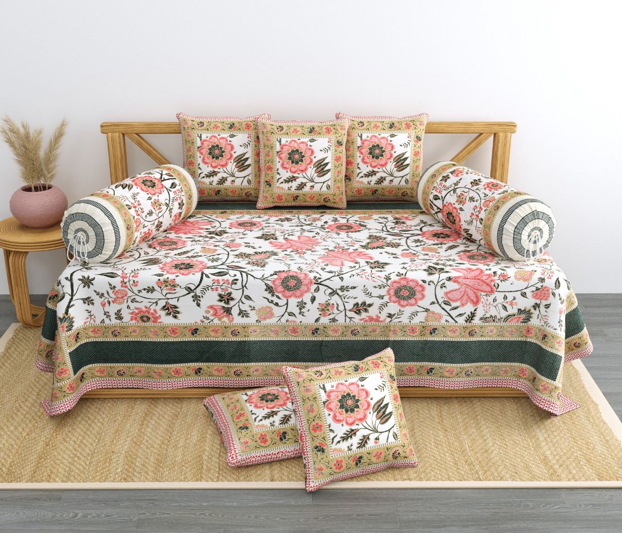 JAIPUR SPECIAL DEEWAN SET 1+2+5 SET (8 PIECE SET)