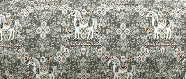 Royal Horse Print Bedsheet | 500 TC Super King Pure Cotton